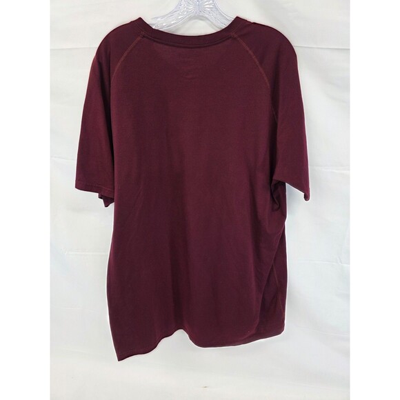 TEXAS STATE UNIVERSITY BOBCATS T Shirt By ADIDAS Mens 2XL Maroon W/ Gold Logo - Picture 4 of 6